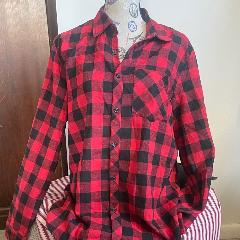 Red and Black Flannel NWT